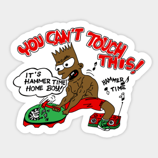 You Can't Touch This Sticker